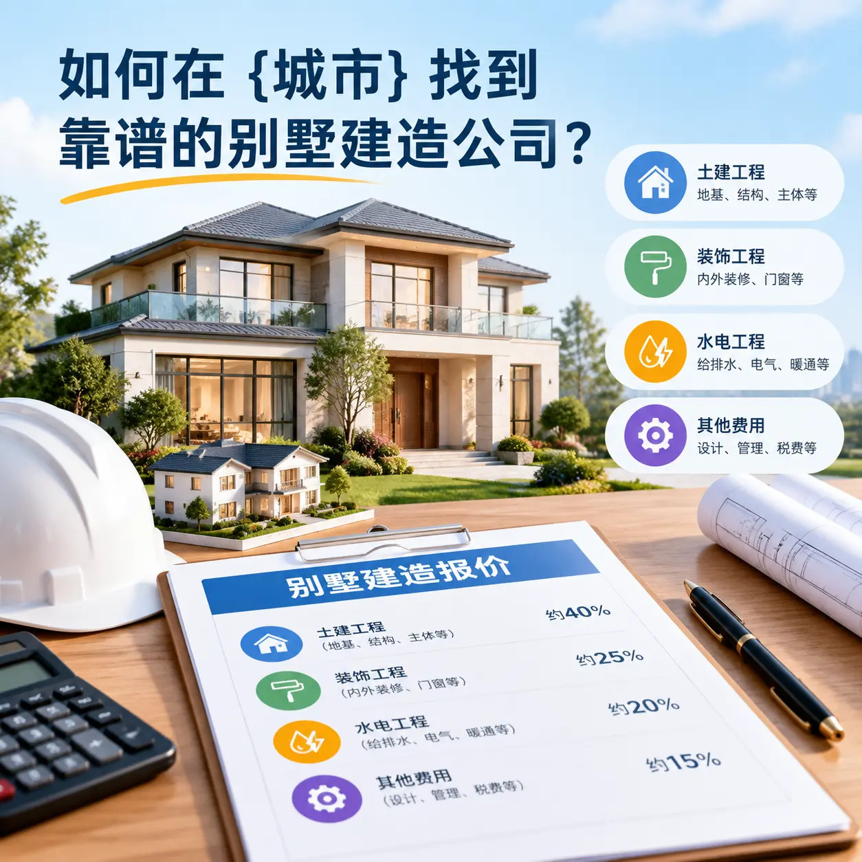 如何在 仁怀 找到靠谱的别墅建造公司？