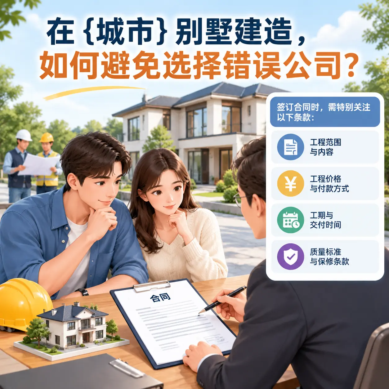在 仁怀 别墅建造，如何避免选择错误公司？