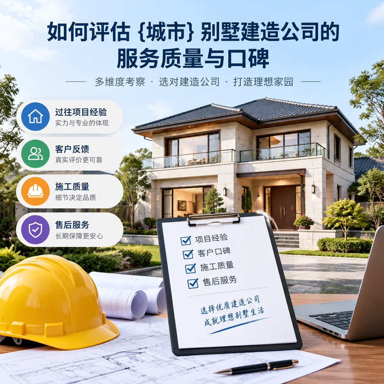 如何评估 仁怀 别墅建造公司的服务质量与口碑