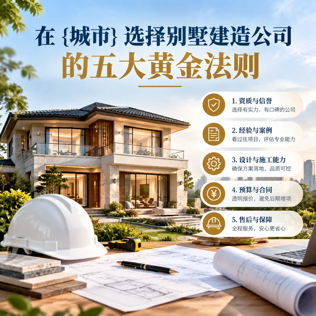 在 仁怀 选择别墅建造公司的五大黄金法则