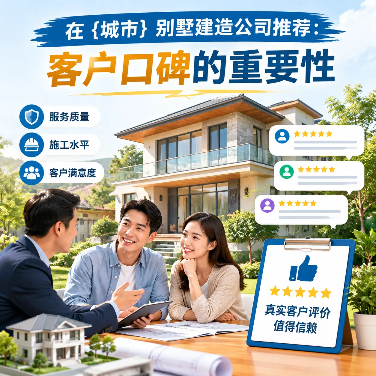 在 仁怀 别墅建造公司推荐：客户口碑的重要性