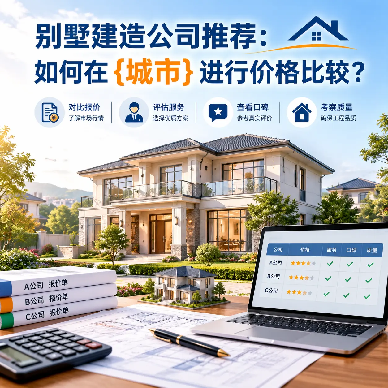 别墅建造公司推荐:如何在 仁怀 进行价格比较?