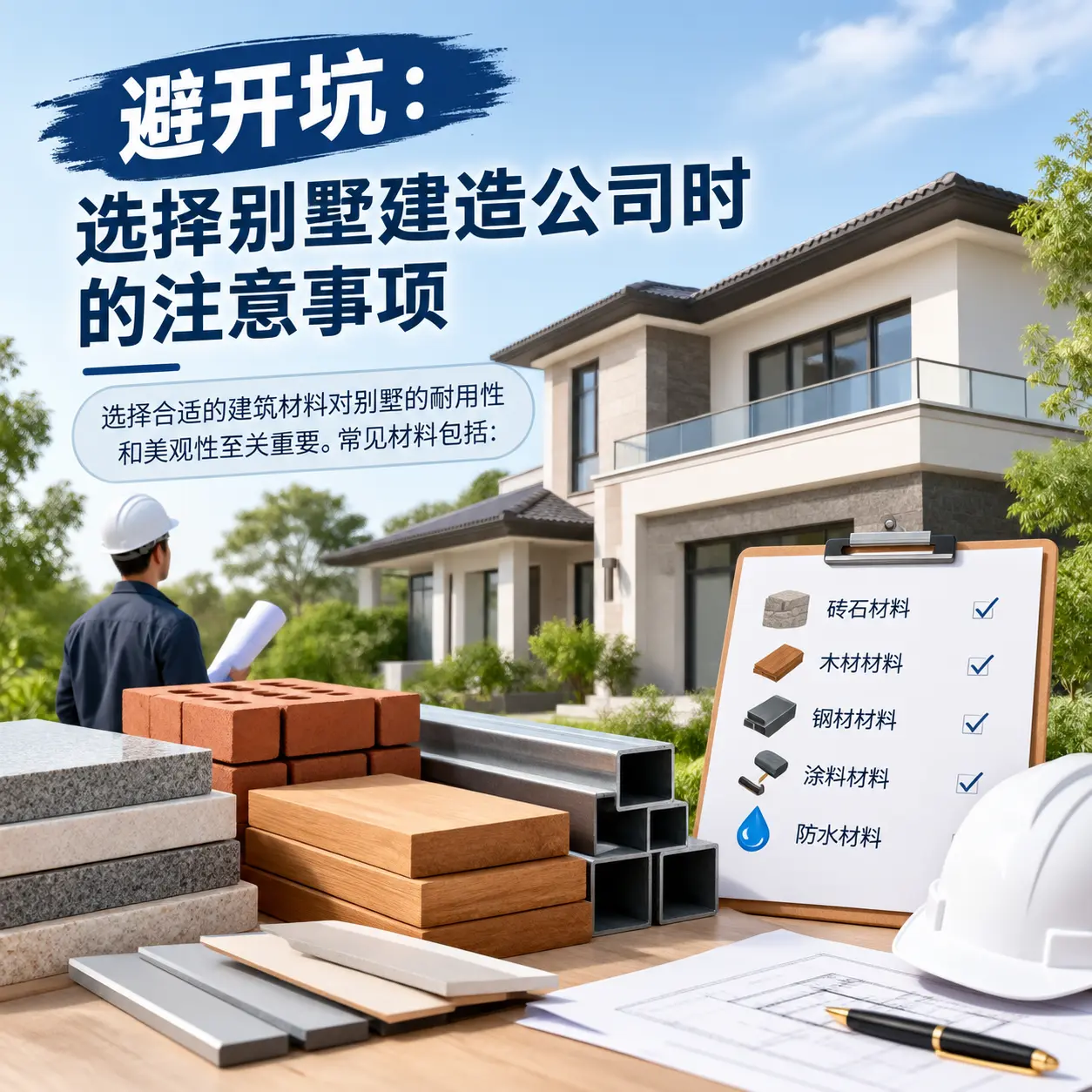 避开坑:选择 仁怀 别墅建造公司时的注意事项