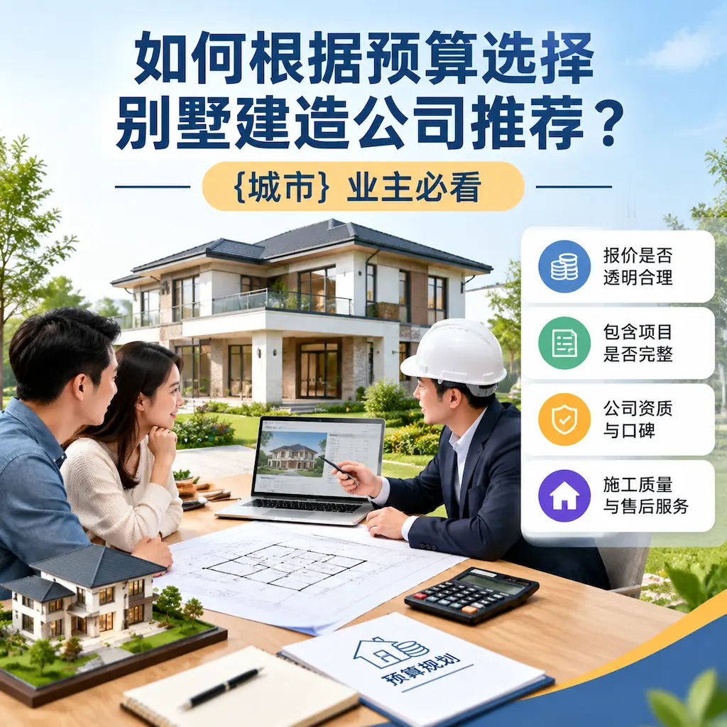 如何根据预算选择别墅建造公司推荐？ 仁怀 业主必看