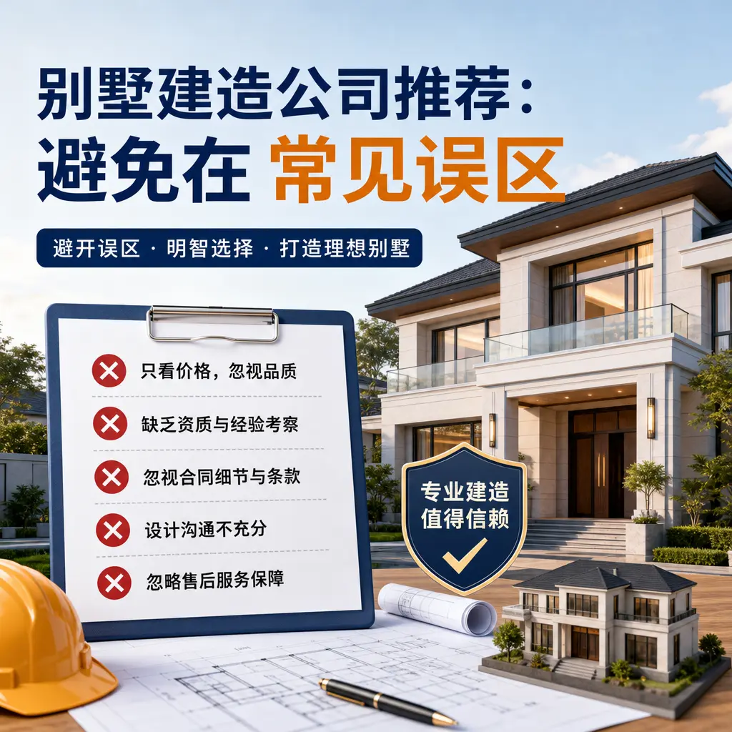 别墅建造公司推荐:避免在 仁怀 的常见误区