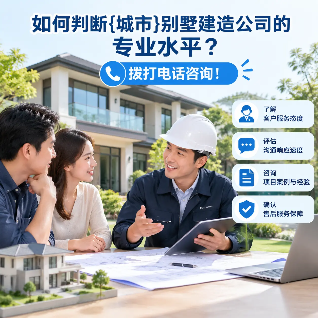 如何判断仁怀别墅建造公司的专业水平?拨打电话咨询!