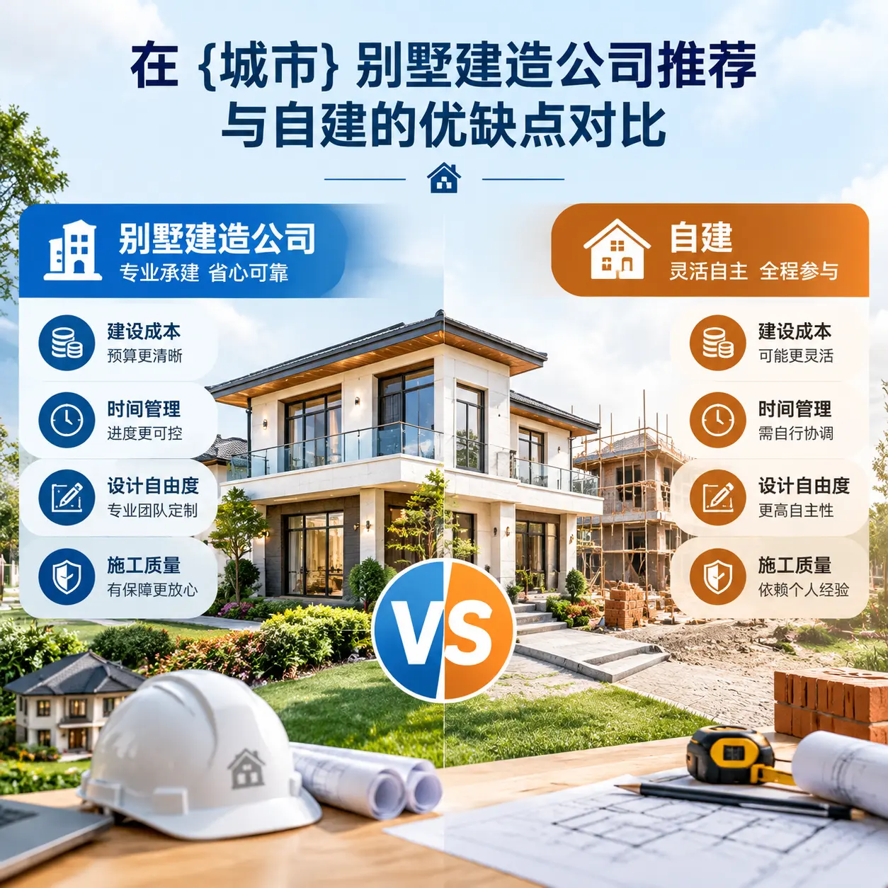 在 仁怀 别墅建造公司推荐与自建的优缺点对比